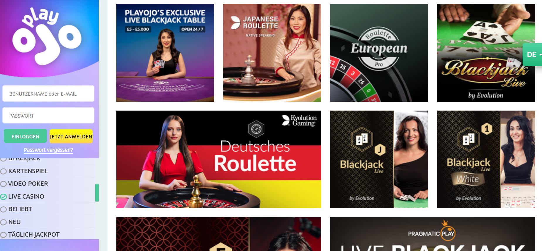 Ojo casino
